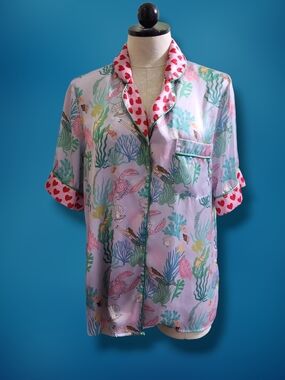 Karen Mabon x Shopbop Mermaid Pajama Top Size XS